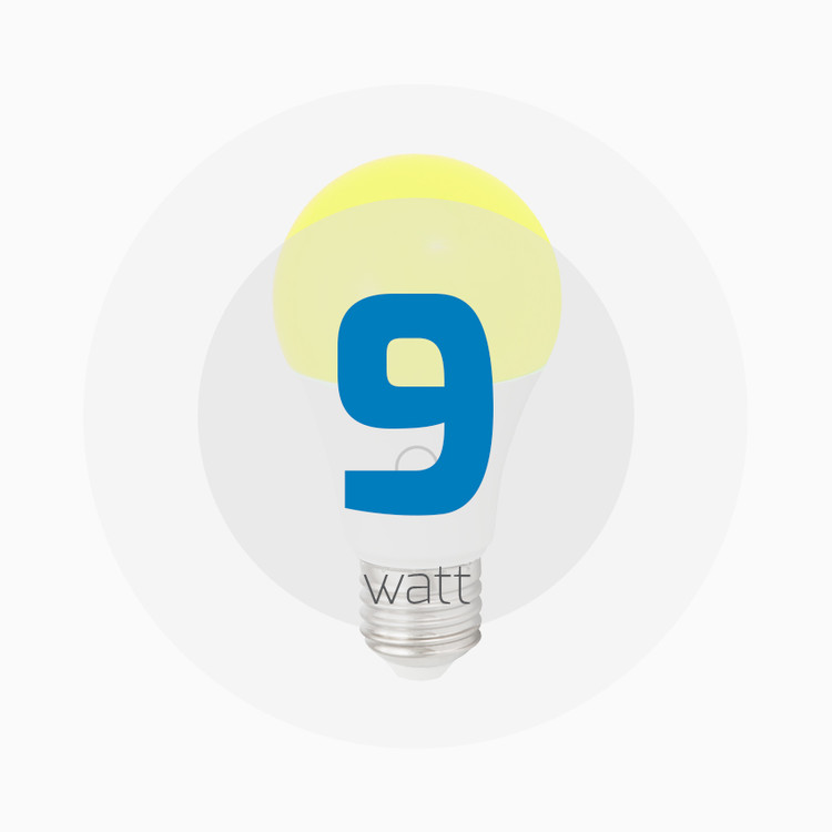 Burux 9 watt colored bulb lamp