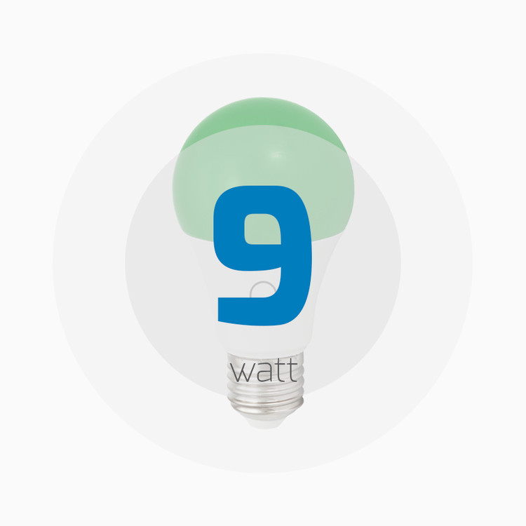 Burux 9 watt colored bulb lamp