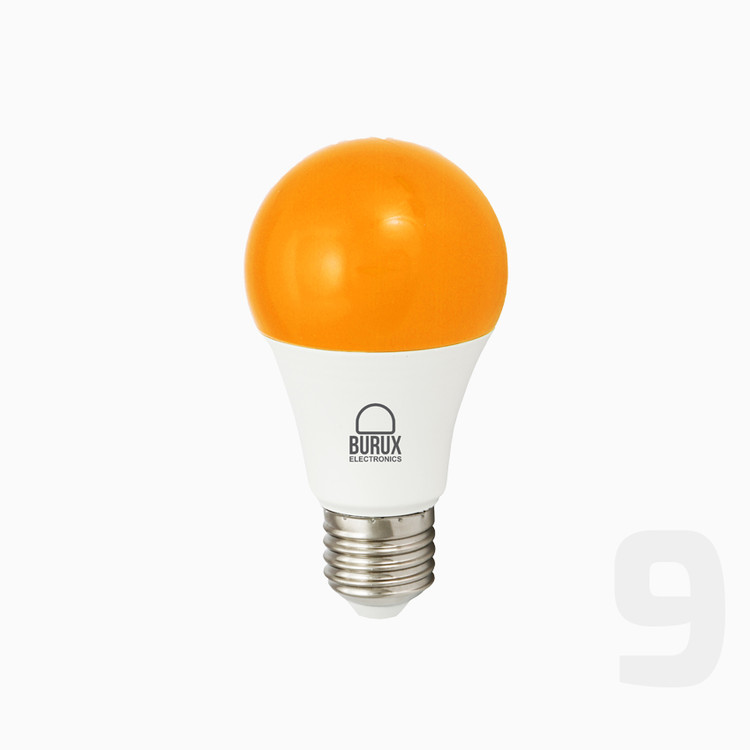 Burux 9 watt colored bulb lamp