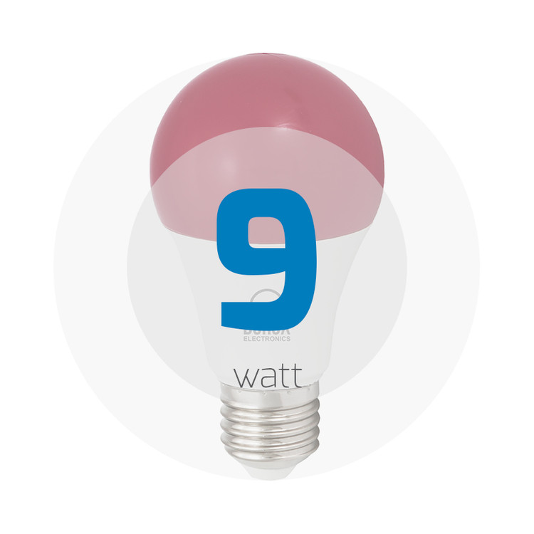 Burux 9 watt colored bulb lamp