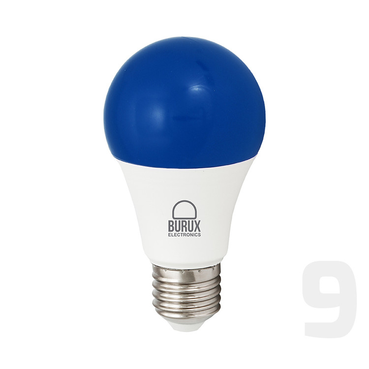 Burux 9 watt colored bulb lamp