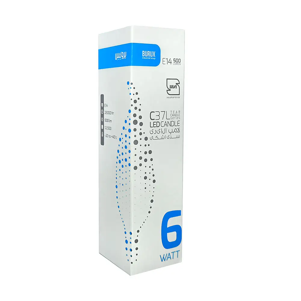لامپ LED اشکی 6 وات پایه E14 بروکس